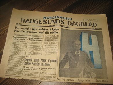 1947 nr 232 HAUGESUNDS DAGBLAD