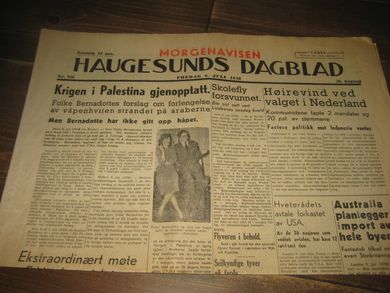 1948 nr 156 HAUGESUNDS DAGBLAD