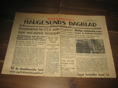 1948 nr 250 HAUGESUNDS DAGBLAD