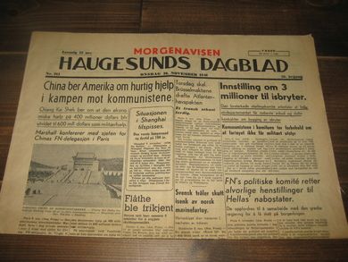 1948 nr 261 HAUGESUNDS DAGBLAD