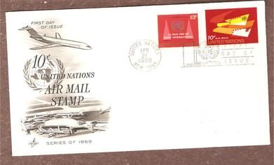 1969, 21. APRIL, AIR MAIL STAMP