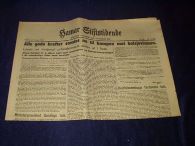 1943 nr 038 Hamar Stiftstidende