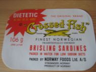 DIETETIC CROSSED FISH, NORWAY FOODS LTD, STAVANGER.