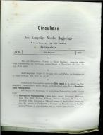 1886,nr 018, Circulære fra Den Kongelige Norske Regjerings Departement for det Indre. Poststyrelsen.