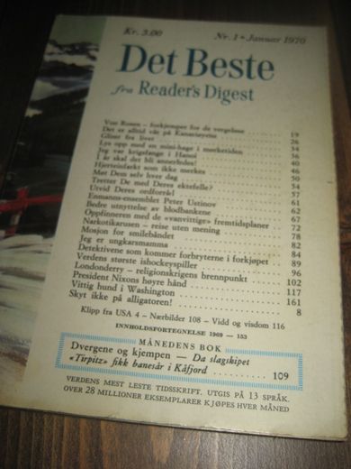 1970 nr 001 Det Beste