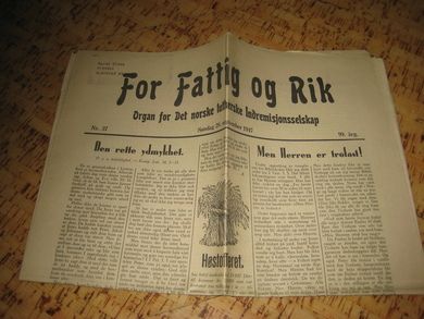 1947 nr 037 For Fattig og Rik