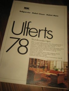 Katalog fra ULFERTS, 1978. 