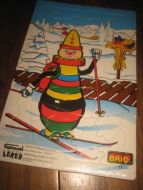 Uåpna reklamepuslespill fra BRIO, 70 tallet.