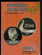 1995, NORGES MYNTER. Vurderingsliste.                    25. utgave.