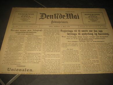 1928 nr 104 Den 17de Mai