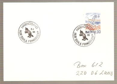 1968 3 4 HARNØSAND HUR SAMLA FRIMERKEN