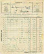 Faktura til Engesetdalen Handel fra J Drabløs Aalesund 1935