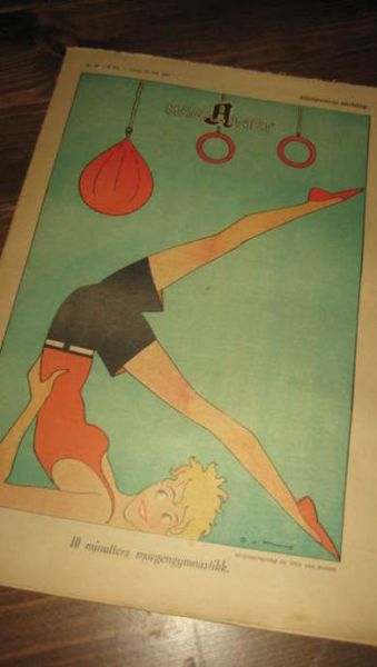 1932 nr 030 A MAGASINET Originaltegning for A Magasinet av Otto von Hanno