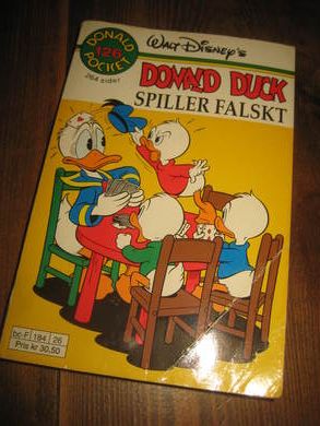 1992 nr 126 DONALD DUCK SPILLER FALSKT
