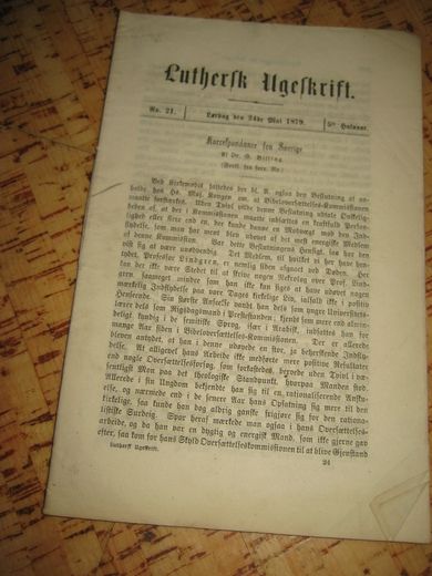 1879 nr 021 Luthers Ugeskrift
