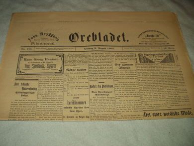 1905 nr 183 Ørebladet