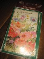 Uåpna pakke med INNBYDELSES KORT 10 enkle med konvolutt 80 tallet