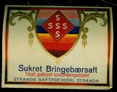 STRANDA SAFTPRESSERI STRANDA Sukret Bringebærsaft