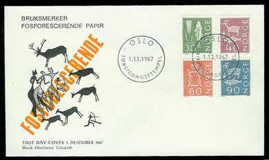 1967 FOSFORESCERENDE PAPIR