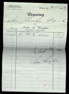 Regning fra Andr A Ringdal ASSORTERT LANDHANDEL Stranda 26 1 1949