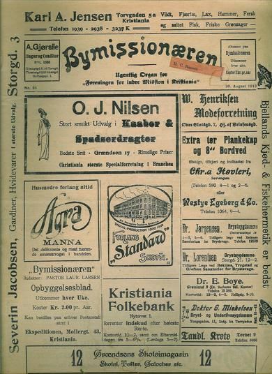 1913 nr 035 Bymissionæren