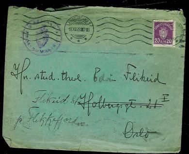 KRISTIANSAND 18 XII 28