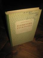 HALS, ADOLF: ELEMENTÆR PSYKOLOGI. 1967.