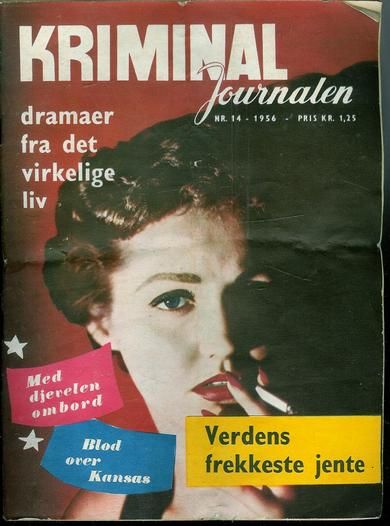 1956,nr 014,                  KRIMINAL Journalen.