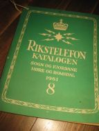 Rikstelefon katalogen for Sogn og Fjordane og Møre og Romsdal 1961