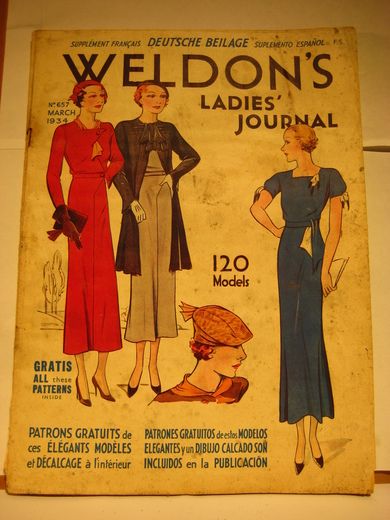1934 nr 657 WELDON'S LADIES' JOURNAL