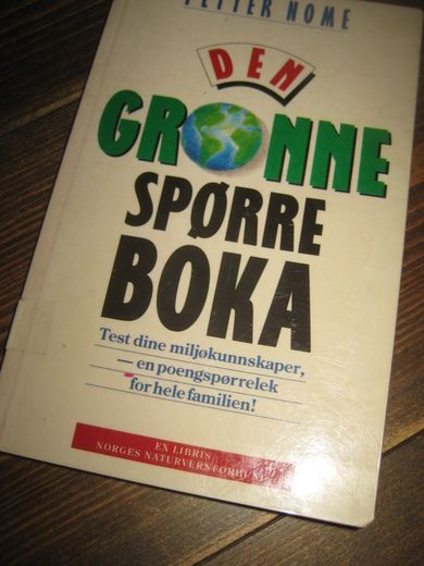 Nome: DEN GRØNNE SPØRRE BOKA. 1991.