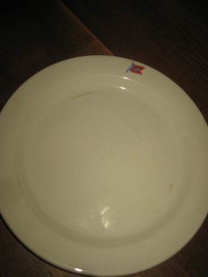 Figgjo tallerken med rederimerke