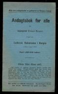 Heyer, Einar: Andagtsbok for alle. 1914
