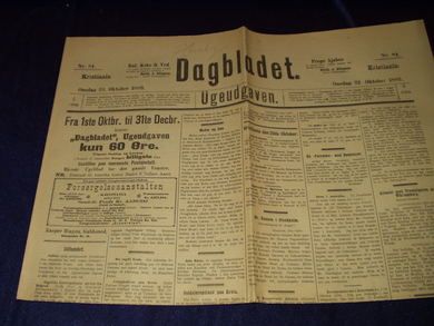 1889 nr 084 Dagbladet Ugeutgaven