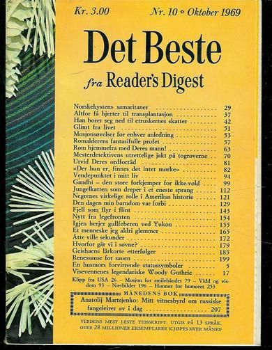 1969 nr 010 Det Beste fra Reader's Digest