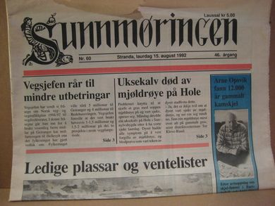 1992 nr 060 Sunnmøringen