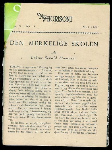 1951 nr 005 Ny HORISONT