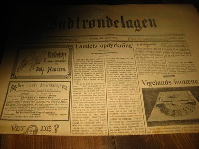 1916 nr 080 Indtrøndelagen