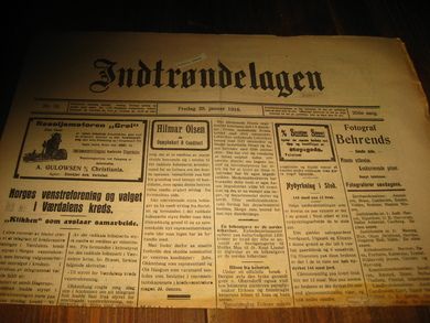 1916 nr 018 Indtrøndelagen