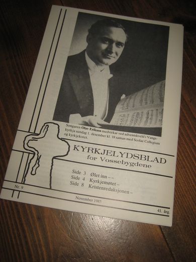 KYRKJELYDSBLAD for Vossebygdene 1985 nr 009