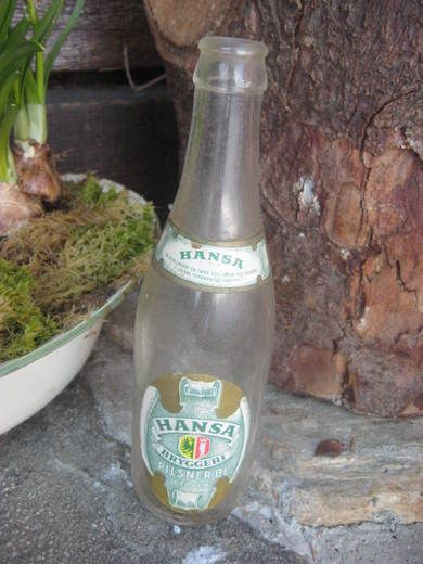 PILSNER ØL flaske fra Hansa Bryggeri 1961