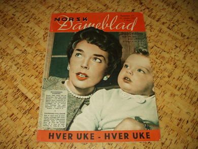 1956,nr 023,                NORSK Dameblad