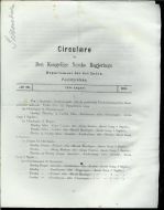 1886,nr 019, Circulære fra Den Kongelige Norske Regjerings Departement for det Indre. Poststyrelsen.