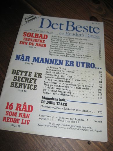 1982 nr 007 Det Beste fra Readers Digest