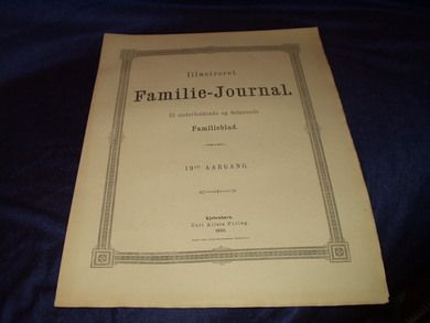 1895 Illustrert Familie - Journal Innholdsfortegnelse