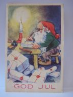 Pent nissekort, brukt, 1955. Serie 5324.