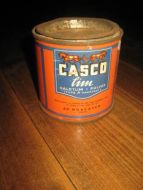 Boks uten innhold CASCO lim Fra Norcasco Oslo 60 tallet