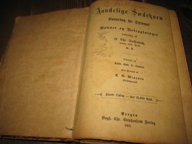 Dickkenbach: Aandelige Sædekorn. Bønnebog for Hjemmet. Bønner og Betragtninger. 1900.
