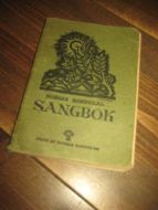 NORGES BONDELAG SONGBOK, 1952.