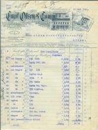 Emil Olsen & Comp Christiania 1910